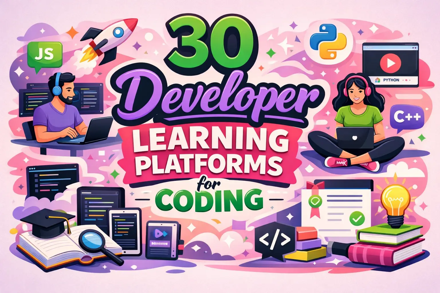 30 Developer Learning Platforms for Coding in 2026