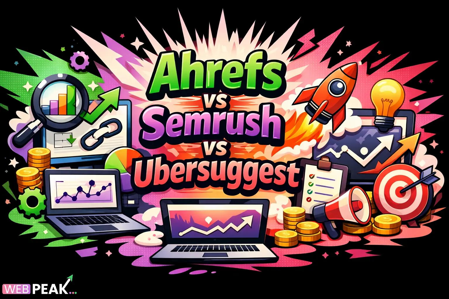 Ahrefs vs Semrush vs Ubersuggest