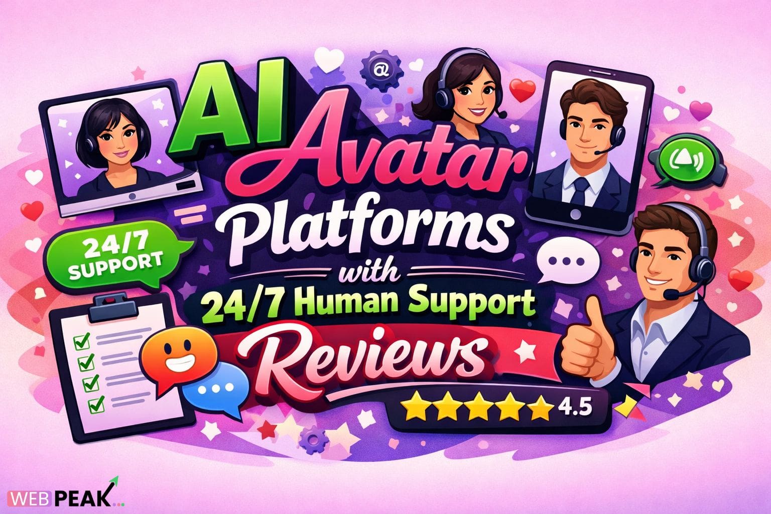 AI Avatar Platforms with 24/7 Human Support Reviews