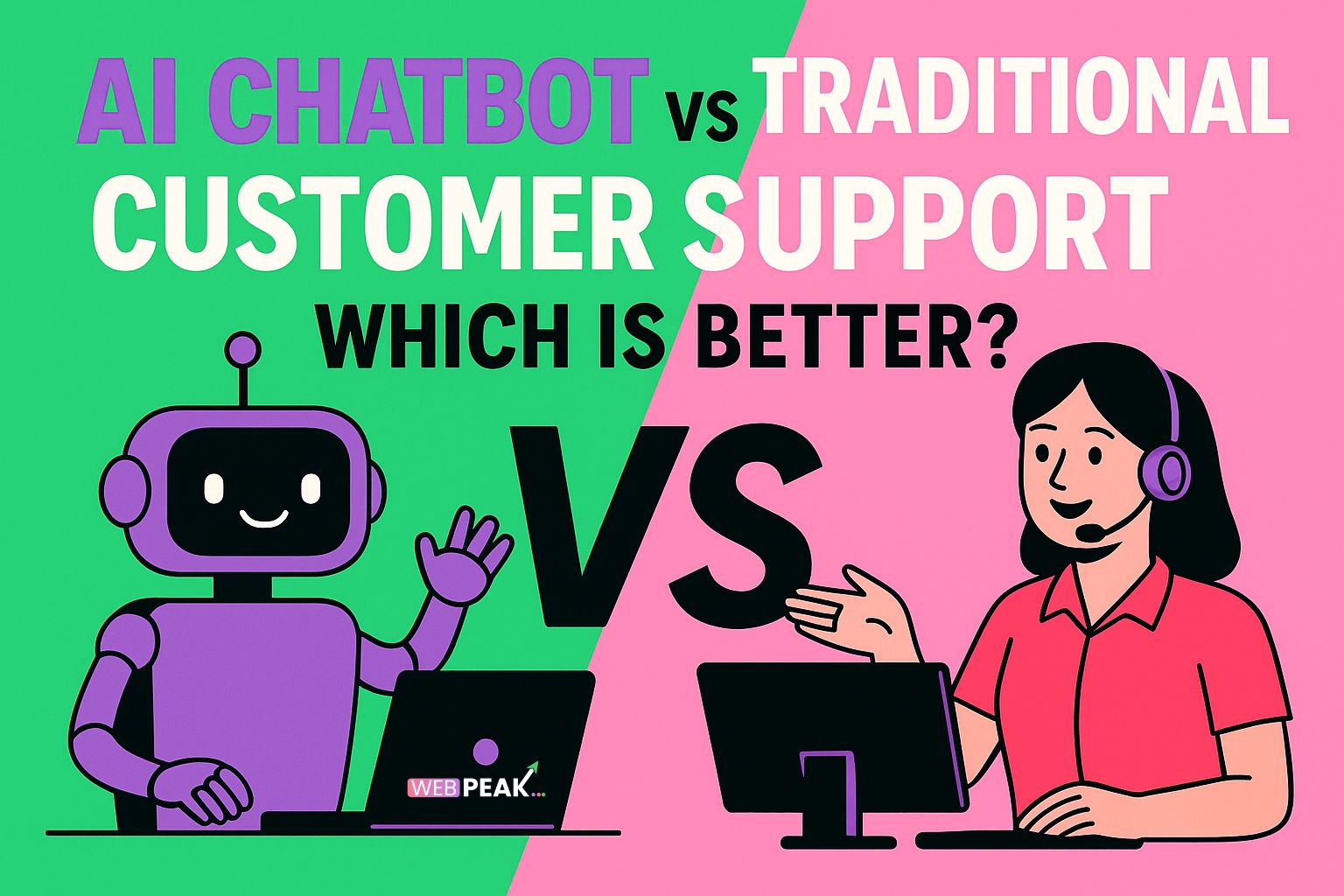 AI Chatbot vs Traditional Customer Support – Which Is Better?