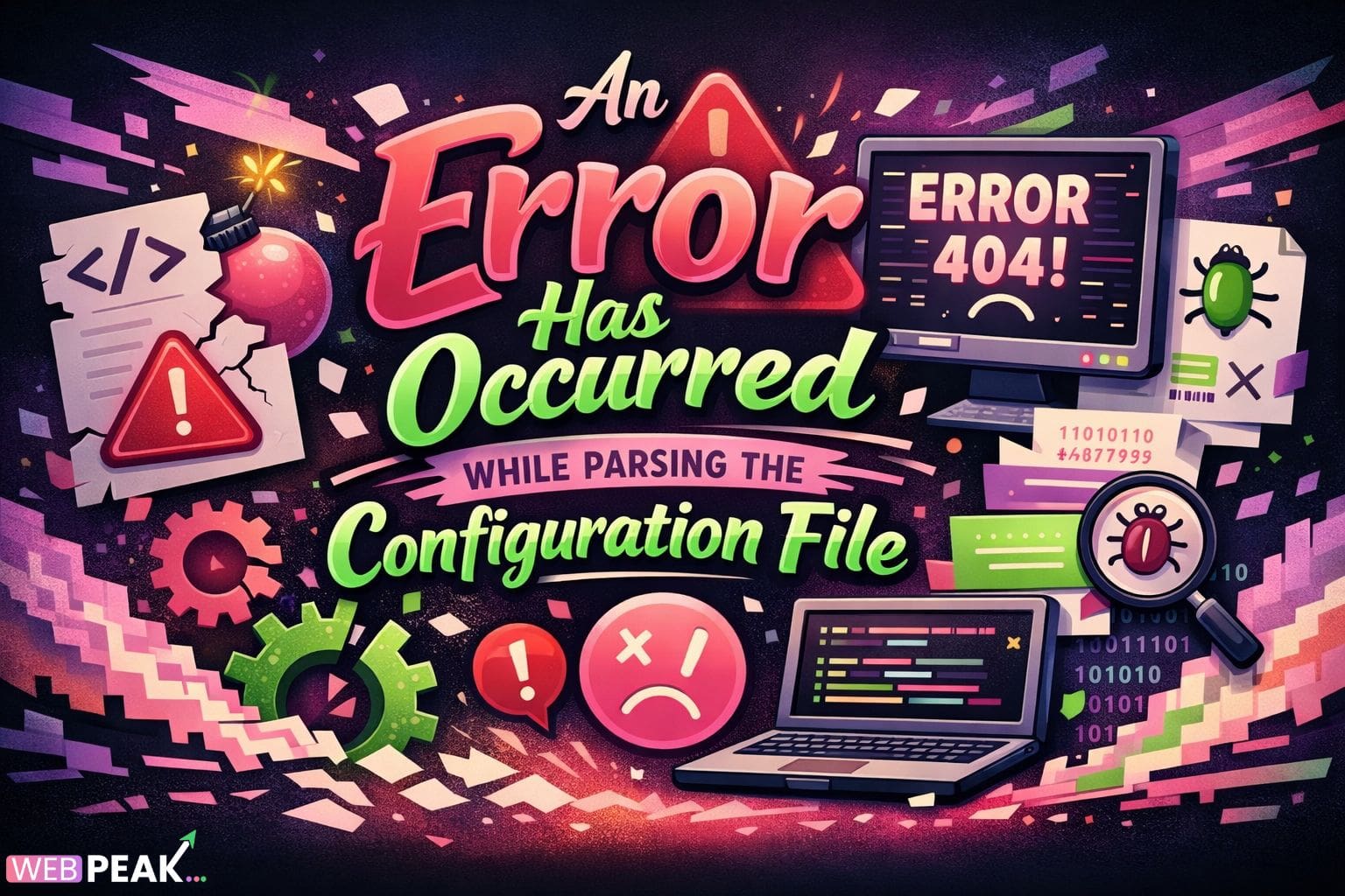 An Error Has Occurred While Parsing the Configuration File