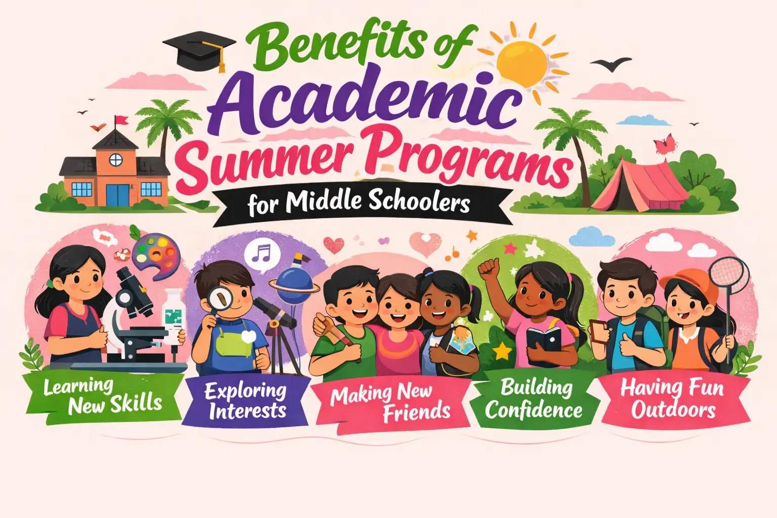 Benefits of Academic Summer Programs for Middle Schoolers