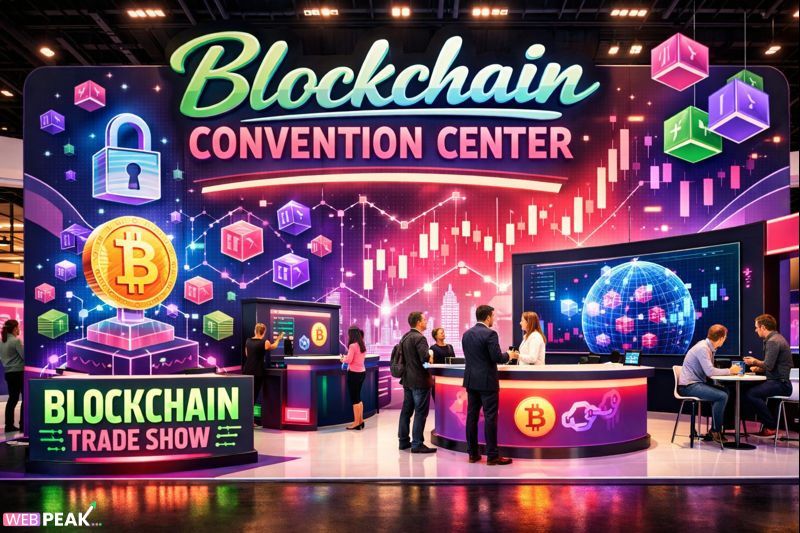 Blockchain Convention Center Trade Show Booth