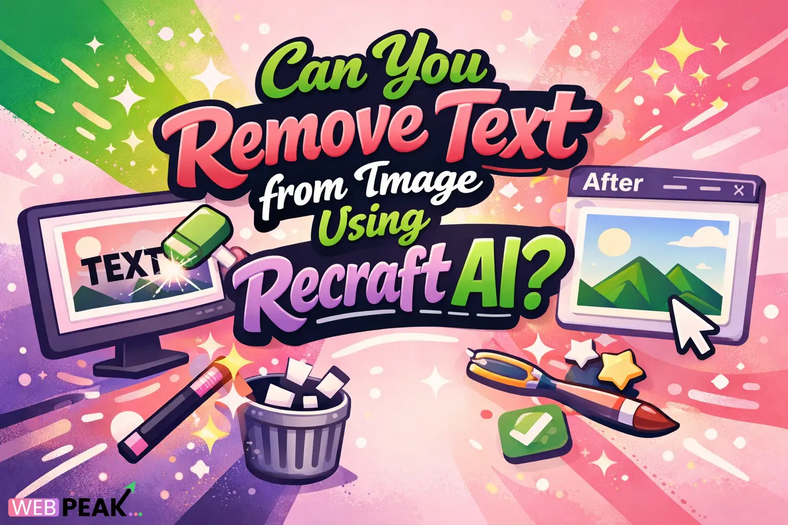 Can You Remove Text from Image Using Recraft AI