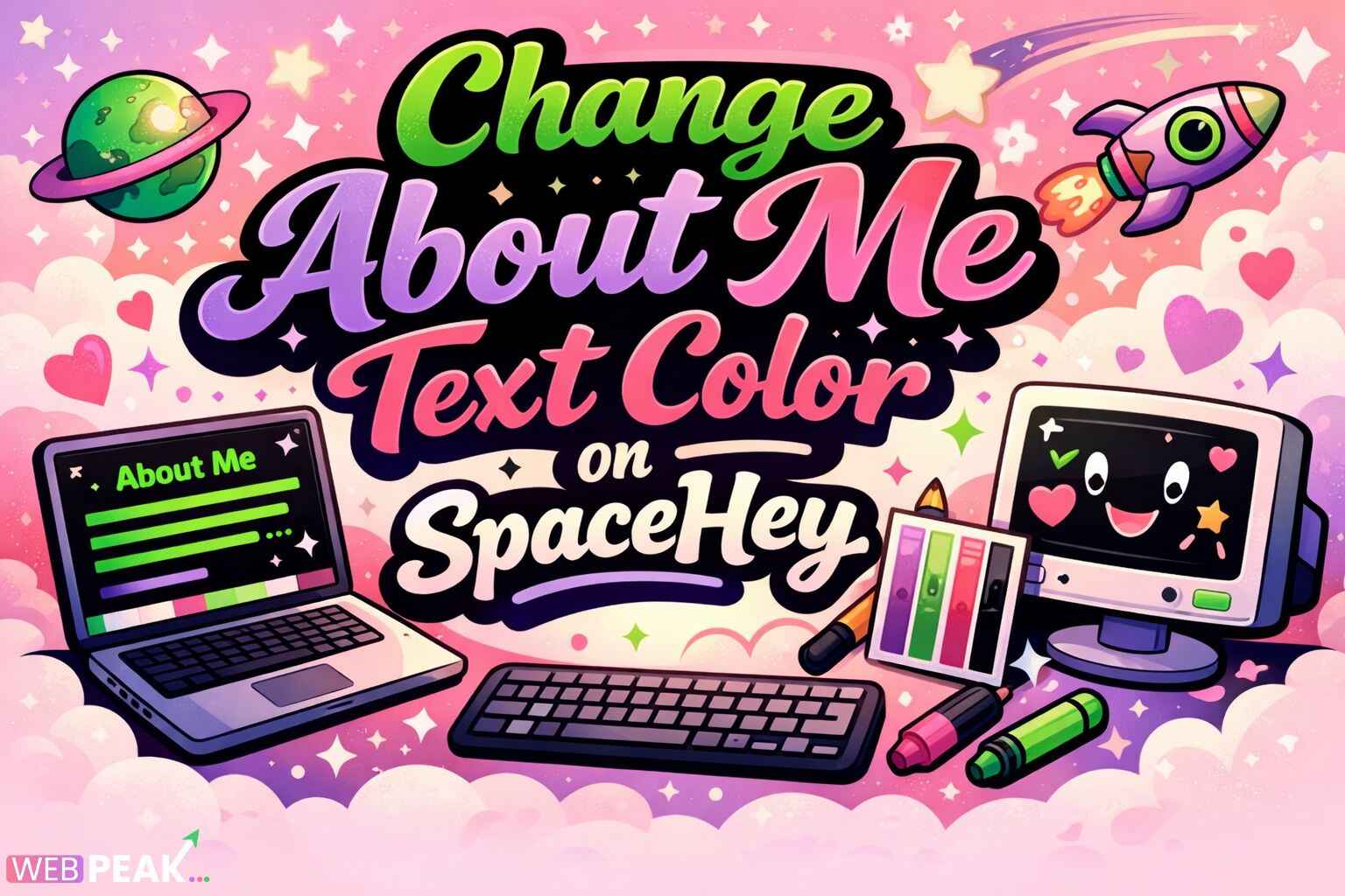 Change About Me Text Color Spacehey