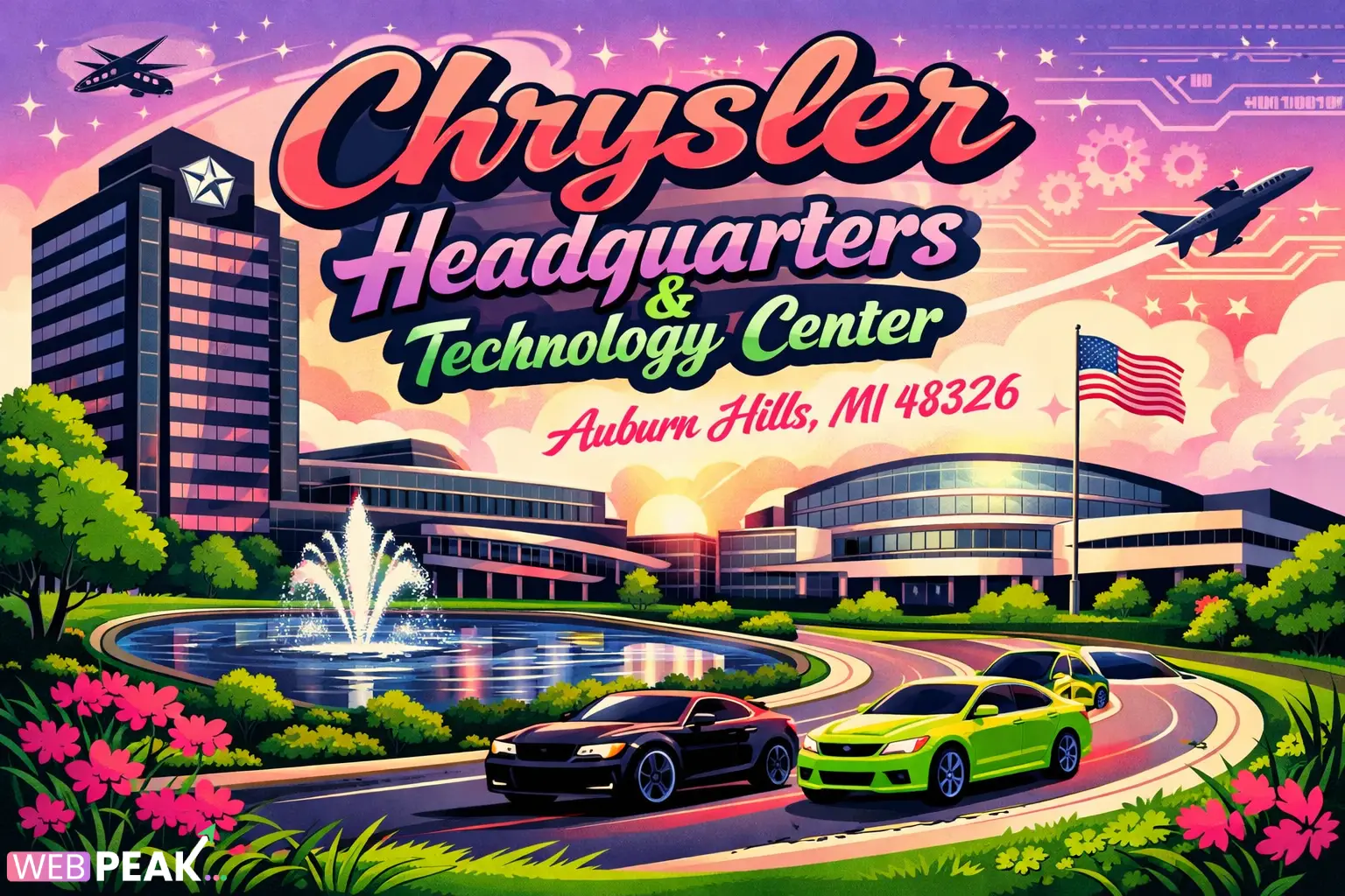 Chrysler Headquarters and Technology Center Auburn Hills MI 48326