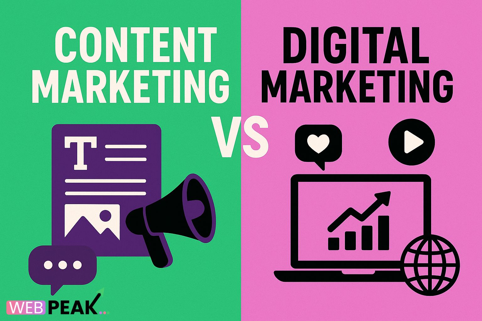Content Marketing vs Digital Marketing