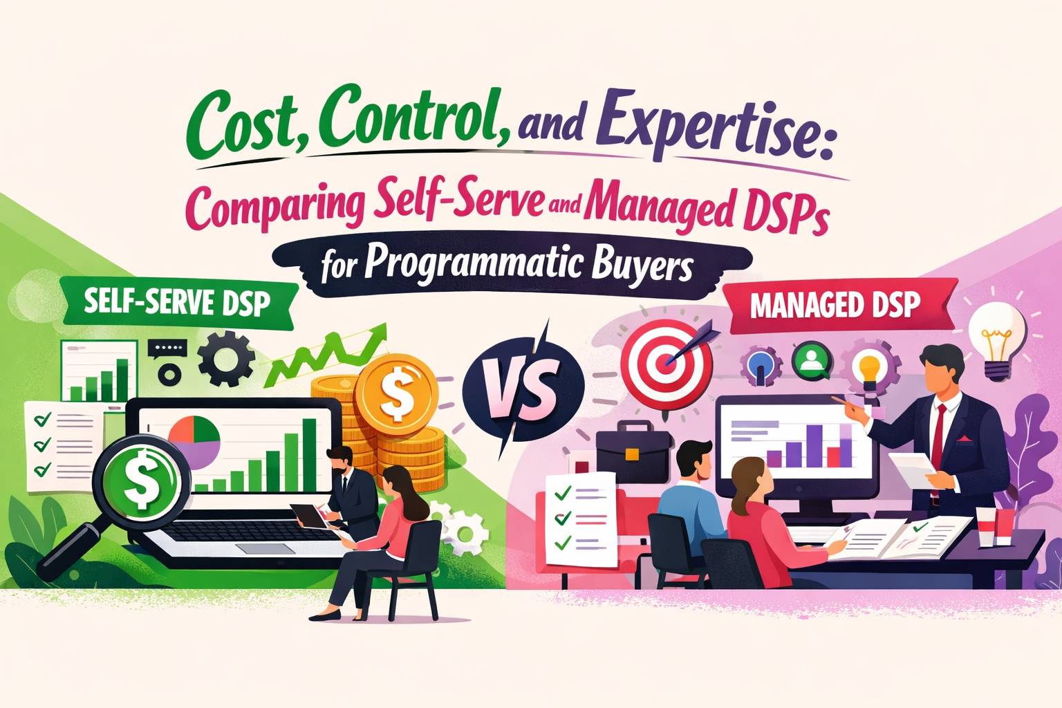Cost, Control, and Expertise: Comparing Self-Serve and Managed DSPs for Programmatic Buyers