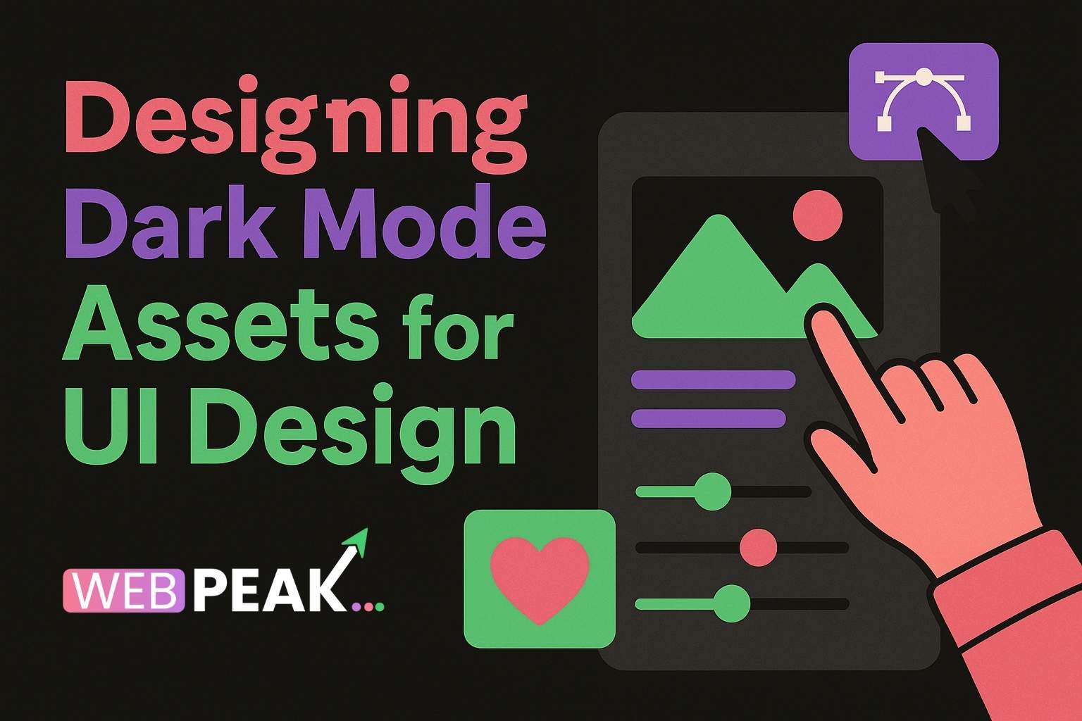 Designing Dark Mode Assets for UI Design