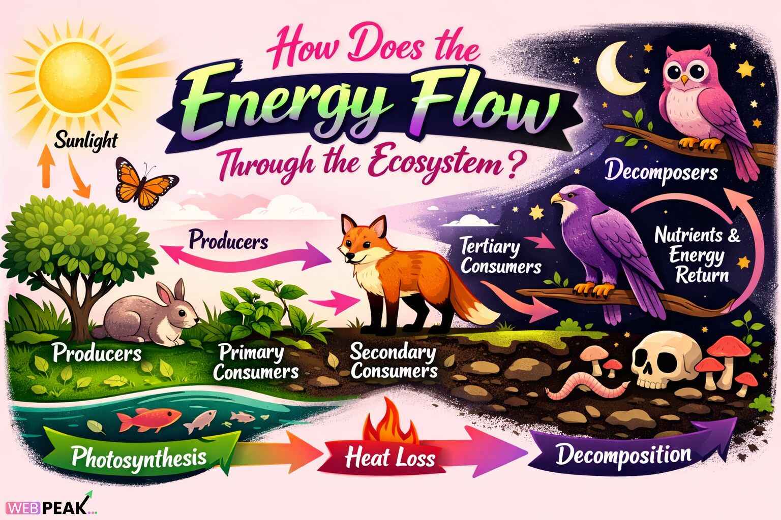 How Does the Energy Flow Through the Ecosystem