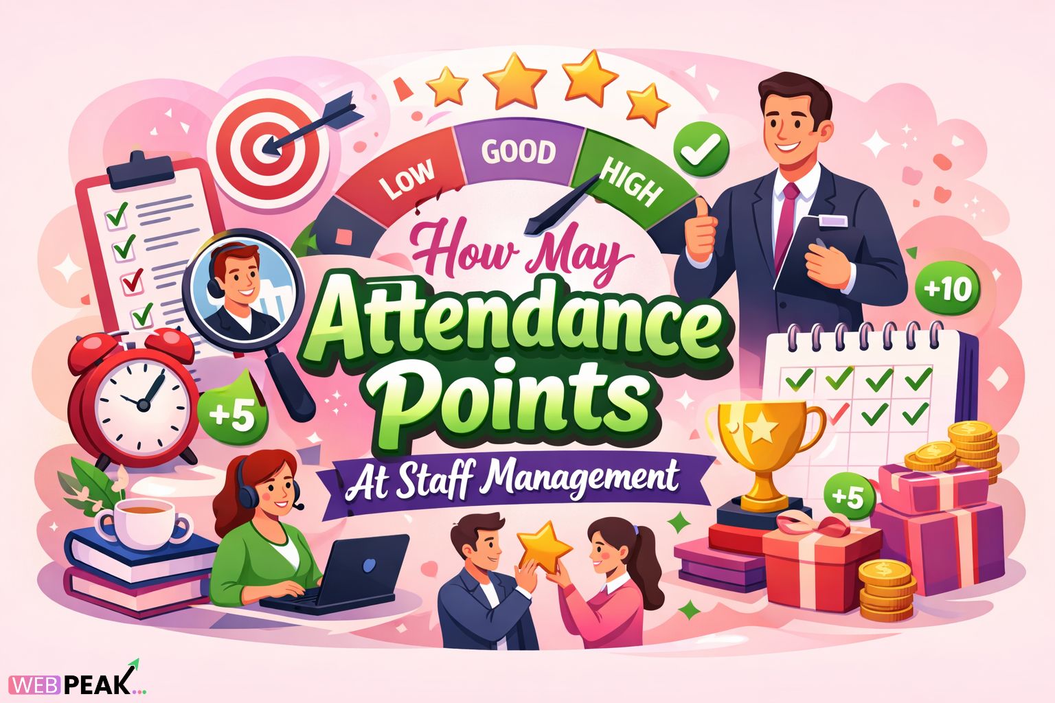 How May Attendance Points At Staff Management