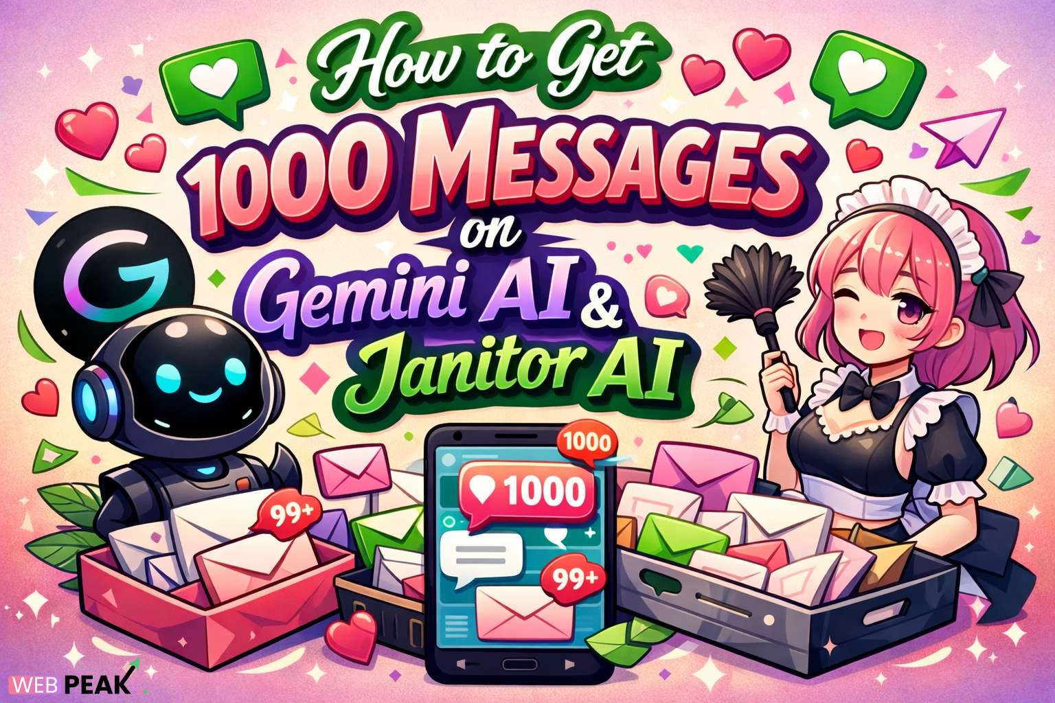 How to Get 1000 Messages on Gemini AI Janitor AI