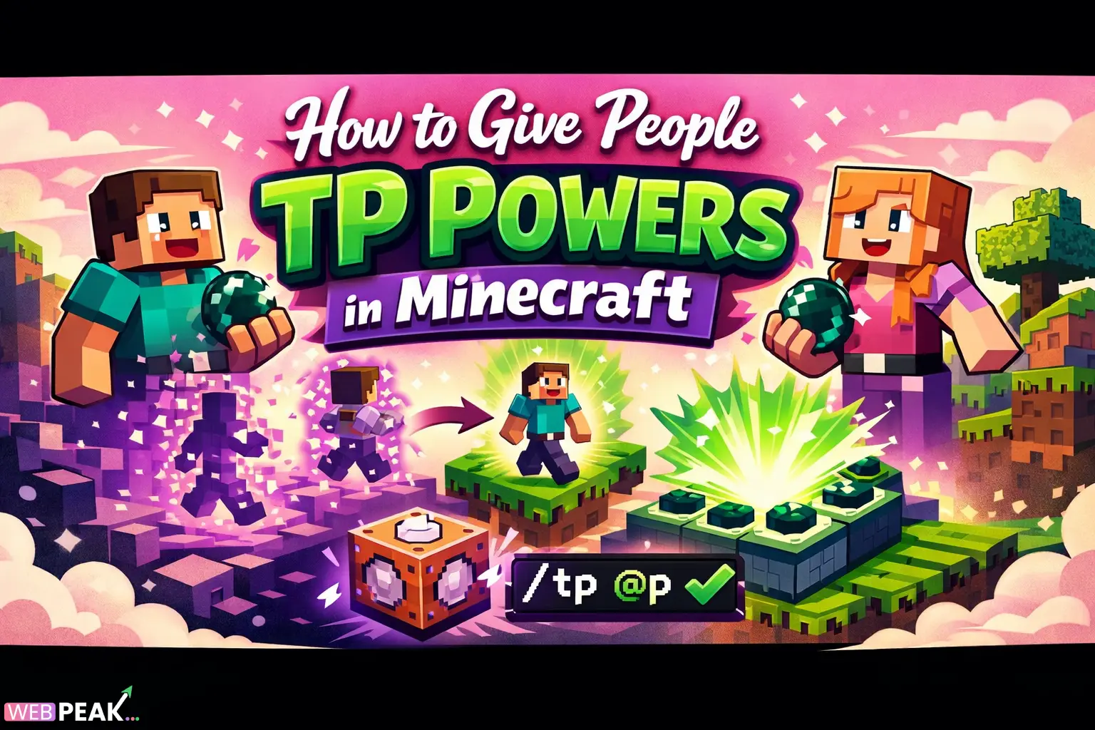 How to Give People TP Powers in Minecraft