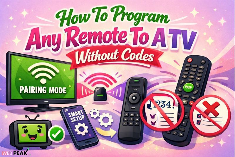 How To Program Any Remote To A TV Without Codes