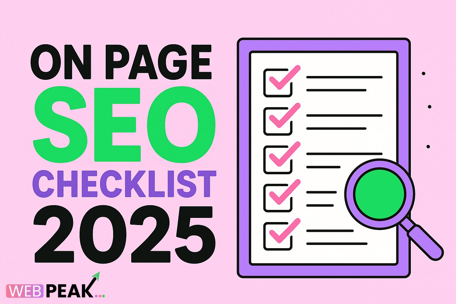 On-Page SEO Checklist 2025