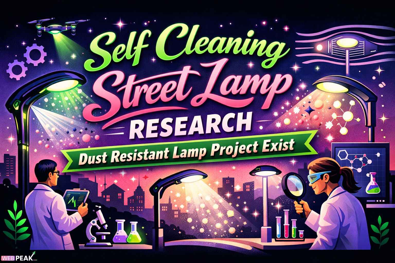 Self Cleaning Street Lamp Research Dust Resistant Lamp Project Exist