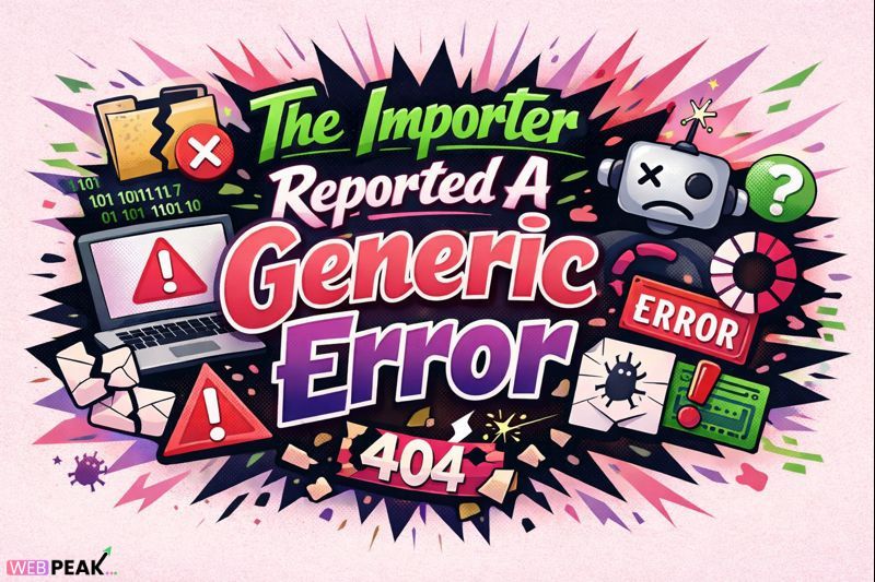 The Importer Reported A Generic Error