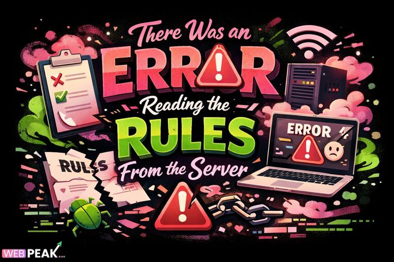 There Was an Error Reading the Rules From the Server