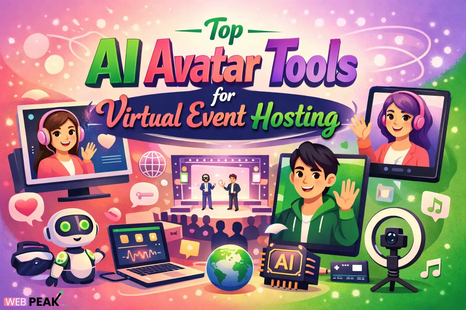 Top AI Avatar Tools for Virtual Event Hosting