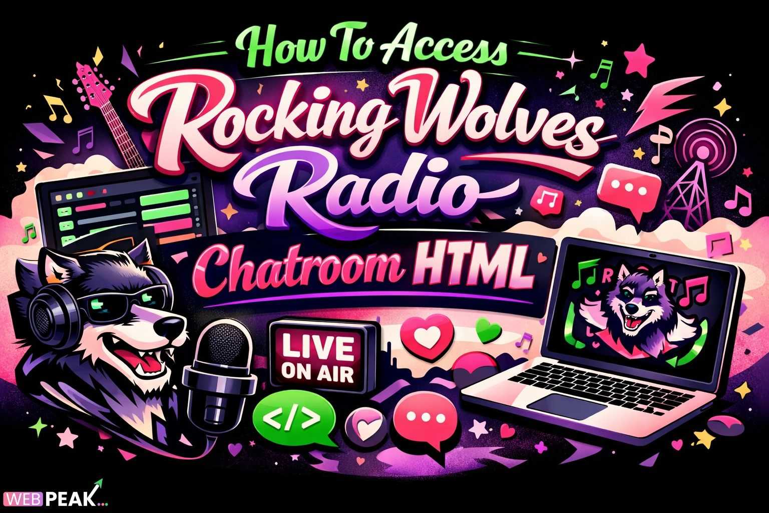How To Access Rocking Wolves Radio Chatroom HTML