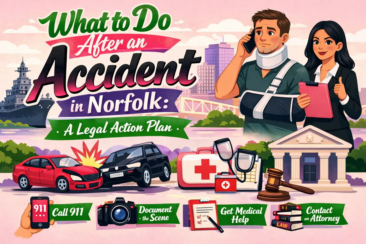 What to Do After an Accident in Norfolk: A Legal Action Plan