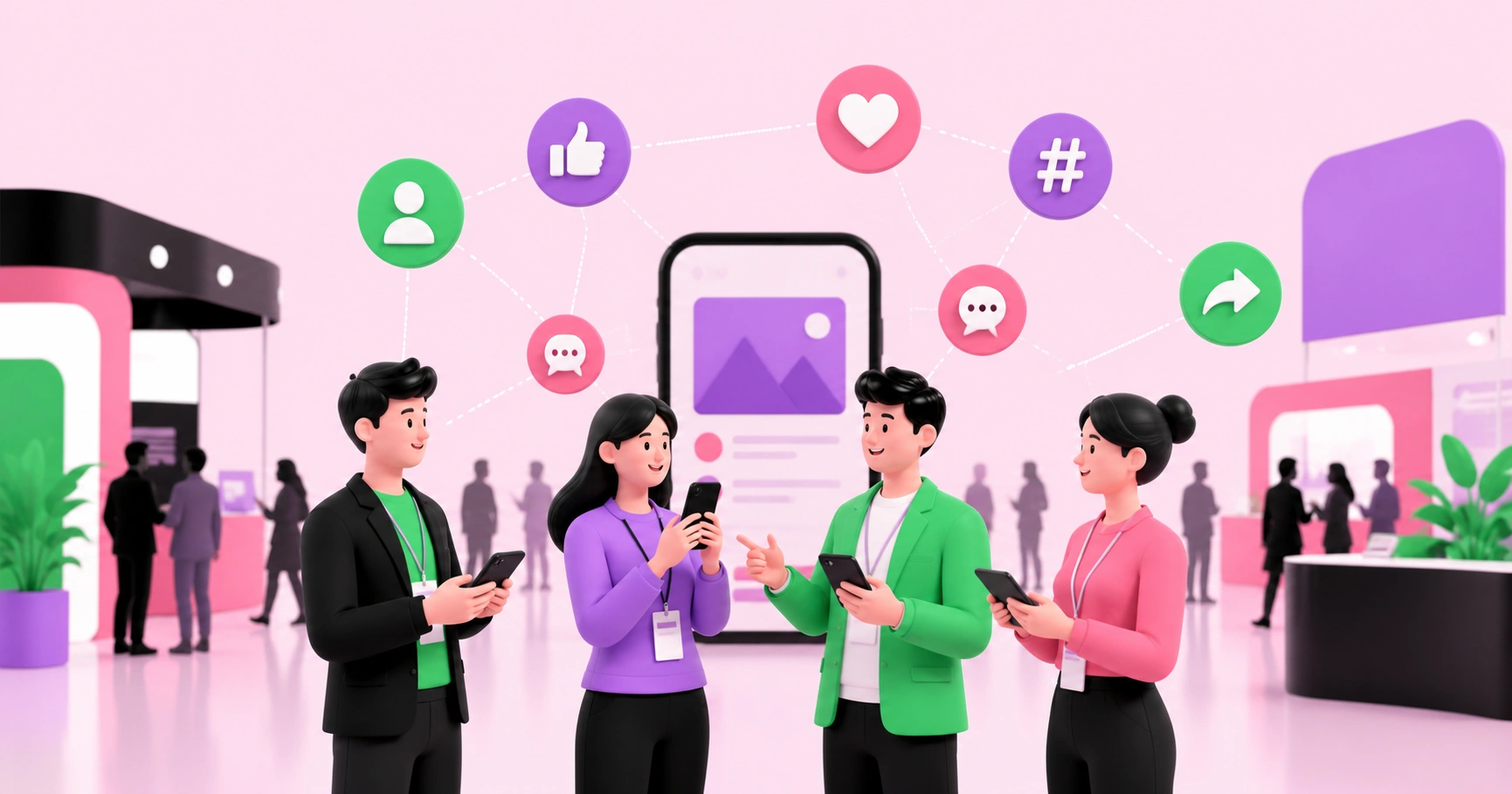 How to Use Social Media for Trade Show Networking Before, During, and After an Event